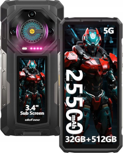 Смартфон Ulefone Armor 33 Pro 16/512Gb Phantom Black